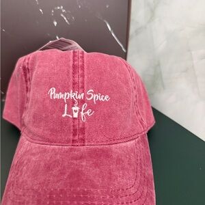 David and Young Rose Pink Embroidered Hat